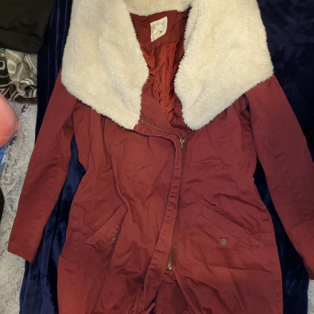 LA HEARTS jacket deep red
